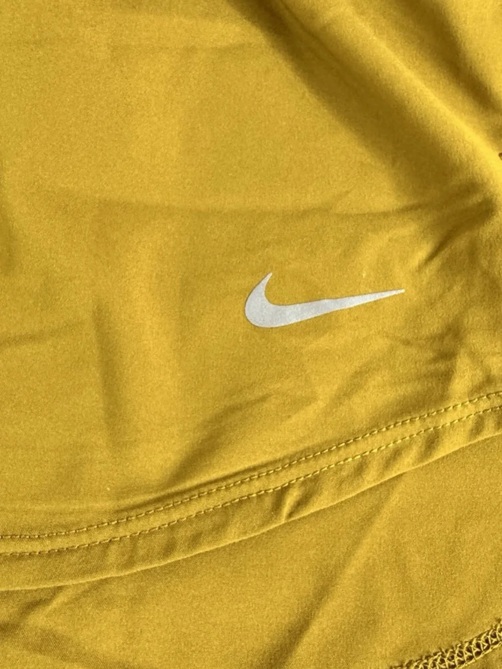 Nike Dri-Fit Women's Size S Mustard Ultra High-Waisted 3